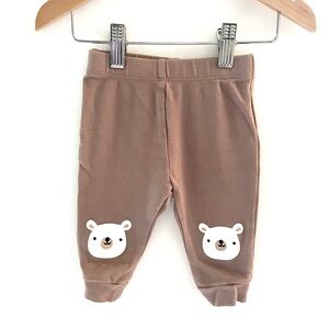 10/$35💥Pekkle Bear Faces Joggers Leggings, Unisex Baby, Neutral Colour Palette